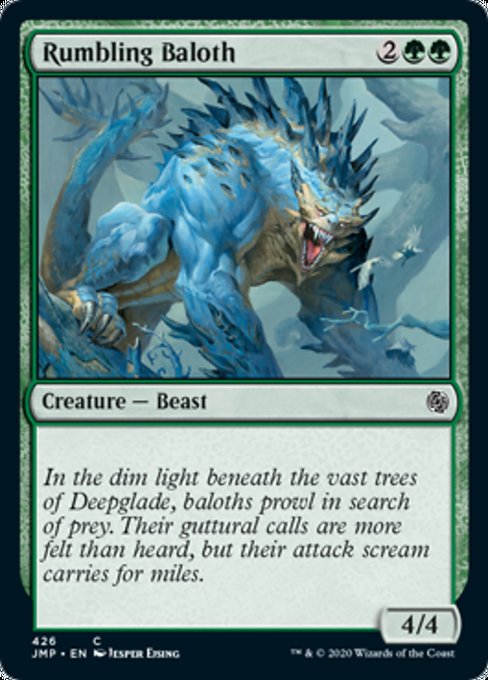 Rumbling Baloth [Jumpstart] | Empire Gaming NC
