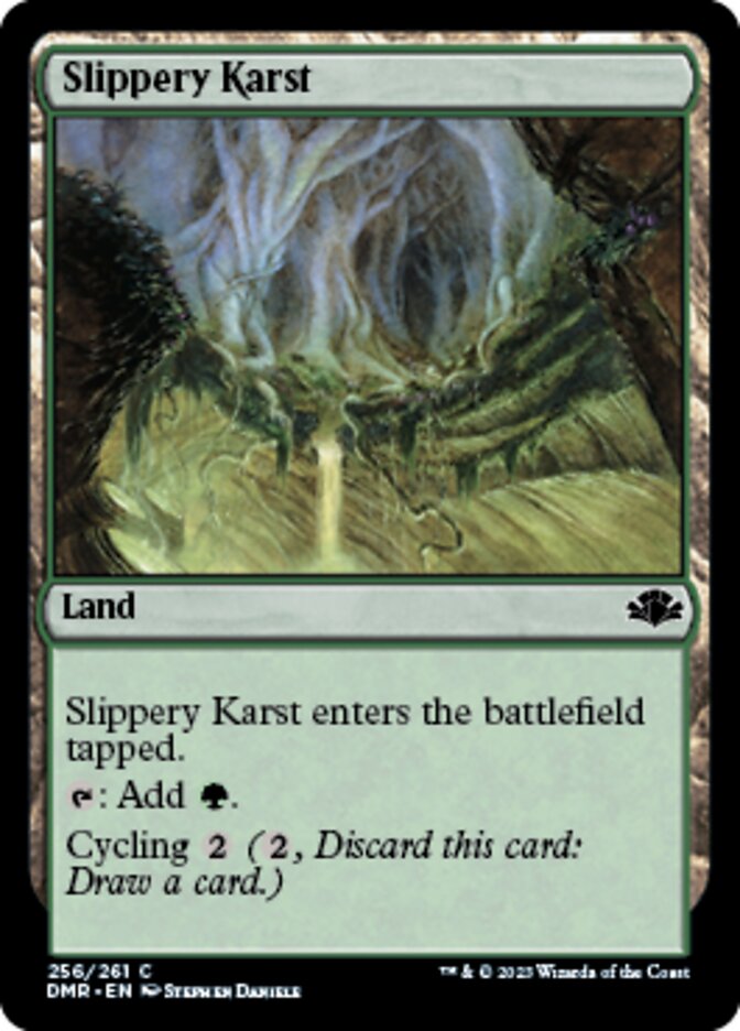 Slippery Karst [Dominaria Remastered] | Empire Gaming NC