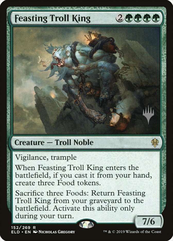 Feasting Troll King (Promo Pack) [Throne of Eldraine Promos] | Empire Gaming NC