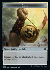 Gold // Dragon Double-sided Token [Commander Legends: Battle for Baldur's Gate Tokens] | Empire Gaming NC