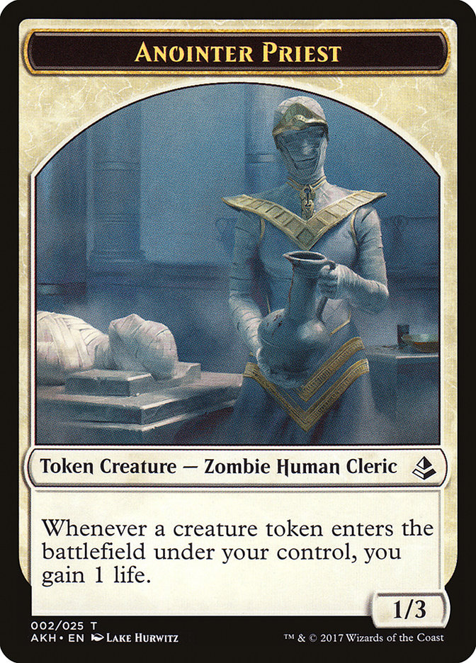 Anointer Priest Token [Amonkhet Tokens] | Empire Gaming NC