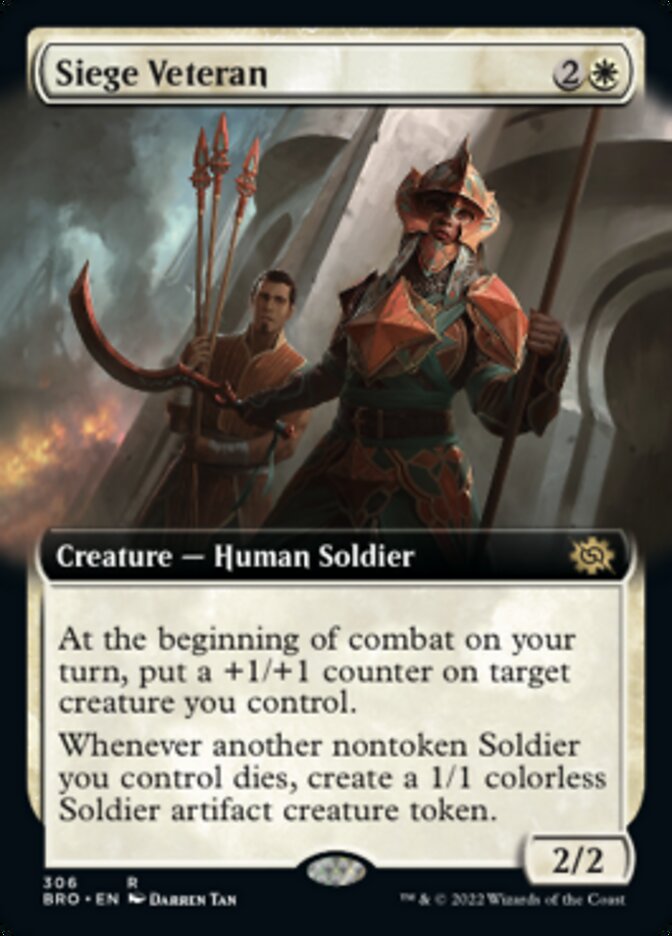 Siege Veteran (Extended Art) [The Brothers' War] | Empire Gaming NC