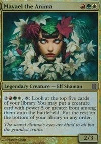 Mayael the Anima (Commander's Arsenal) [Oversize Cards] | Empire Gaming NC