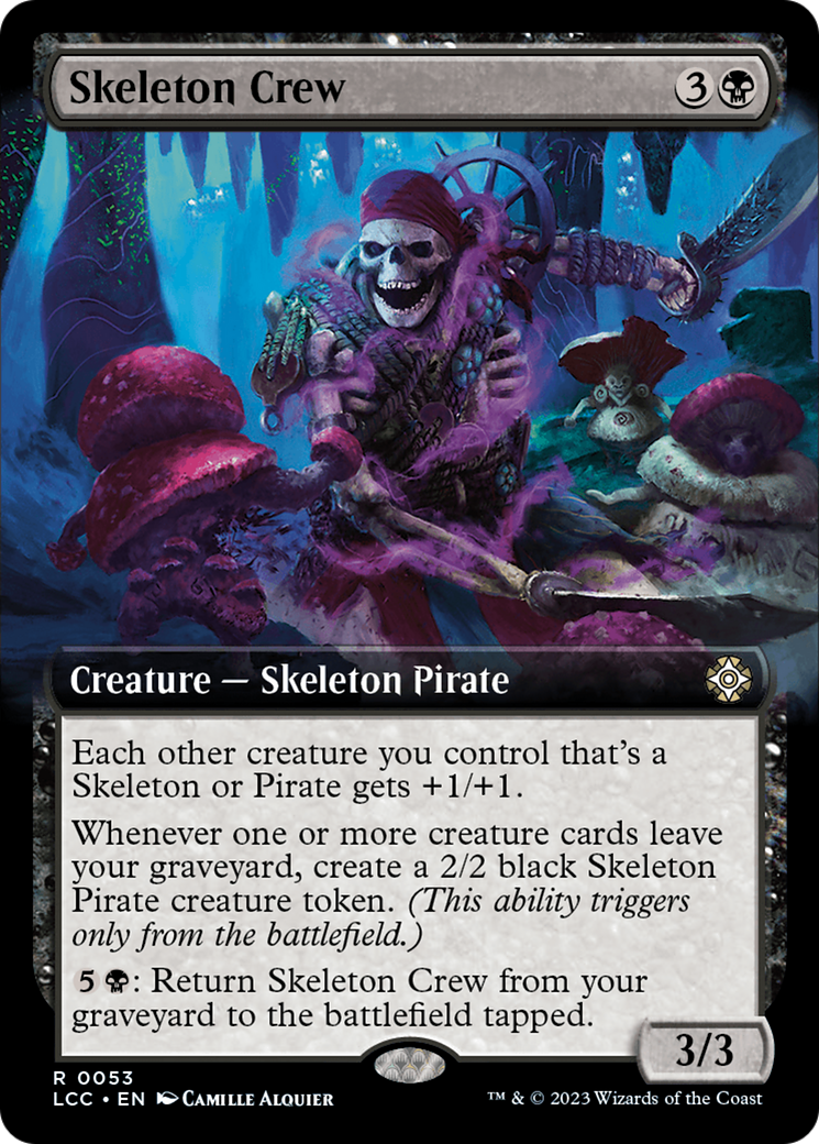 Skeleton Crew (Extended Art) [The Lost Caverns of Ixalan Commander] | Empire Gaming NC