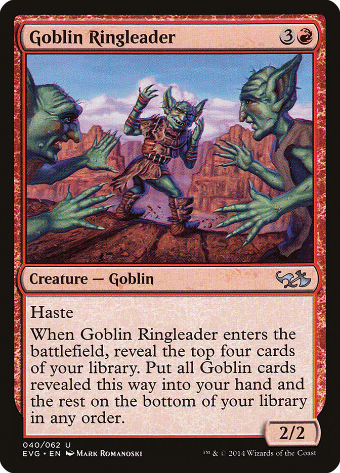 Goblin Ringleader (Elves vs. Goblins) [Duel Decks Anthology] | Empire Gaming NC