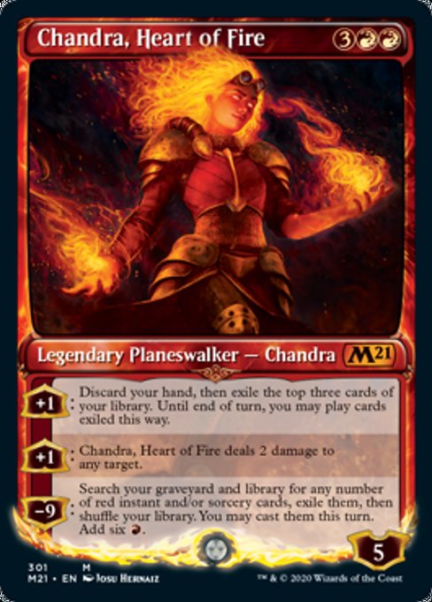 Chandra, Heart of Fire (Showcase) [Core Set 2021] | Empire Gaming NC