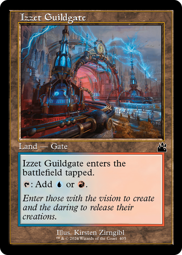 Izzet Guildgate (Retro Frame) [Ravnica Remastered] | Empire Gaming NC