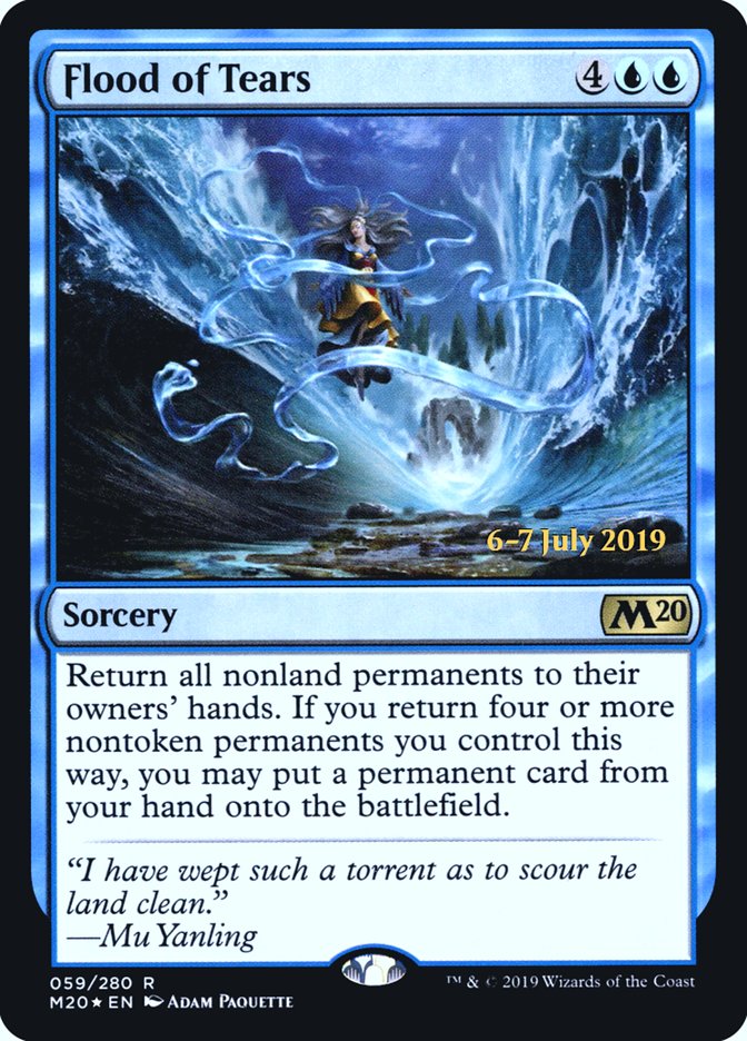 Flood of Tears  [Core Set 2020 Prerelease Promos] | Empire Gaming NC