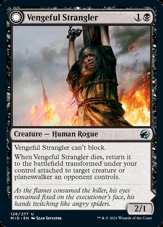 Vengeful Strangler // Strangling Grasp [Innistrad: Midnight Hunt] | Empire Gaming NC