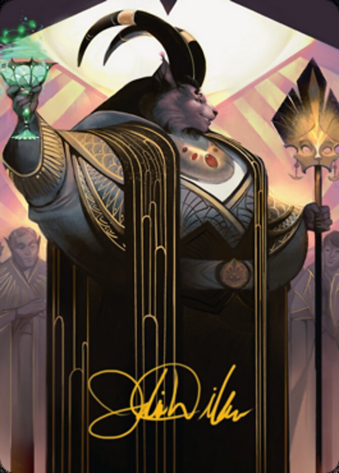 Jetmir, Nexus of Revels 2 Art Card (Gold-Stamped Signature) [Streets of New Capenna Art Series] | Empire Gaming NC