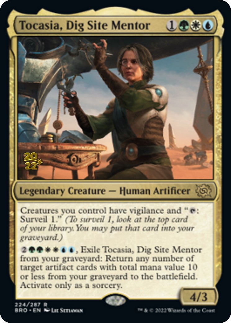 Tocasia, Dig Site Mentor [The Brothers' War: Prerelease Promos] | Empire Gaming NC