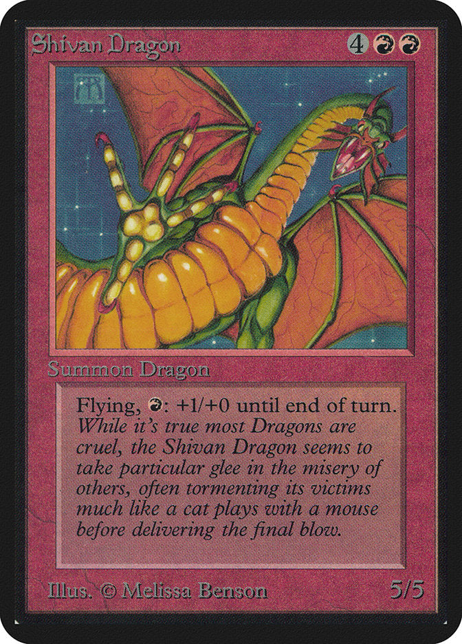 Shivan Dragon [Limited Edition Alpha] | Empire Gaming NC