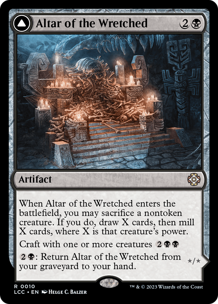 Altar of the Wretched // Wretched Bonemass [The Lost Caverns of Ixalan Commander] | Empire Gaming NC