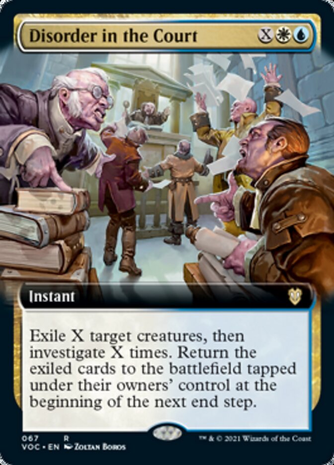 Disorder in the Court (Extended) [Innistrad: Crimson Vow Commander] | Empire Gaming NC