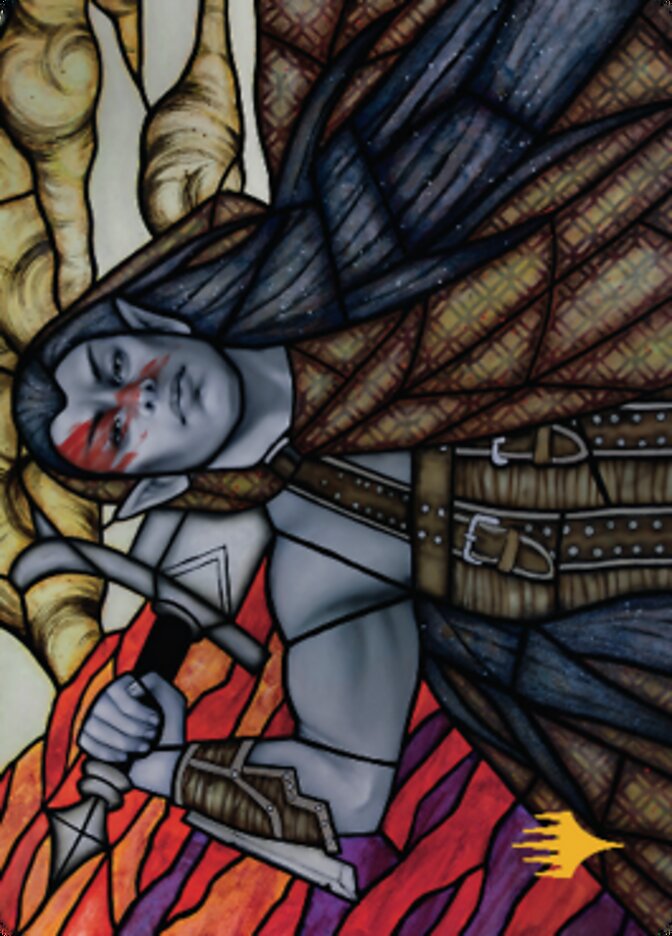Radha, Coalition Warlord Art Card (Gold-Stamped Signature) [Dominaria United Art Series] | Empire Gaming NC