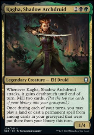 Kagha, Shadow Archdruid [Commander Legends: Battle for Baldur's Gate] | Empire Gaming NC