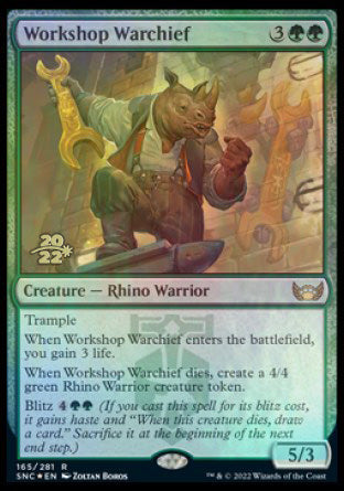 Workshop Warchief [Streets of New Capenna Prerelease Promos] | Empire Gaming NC