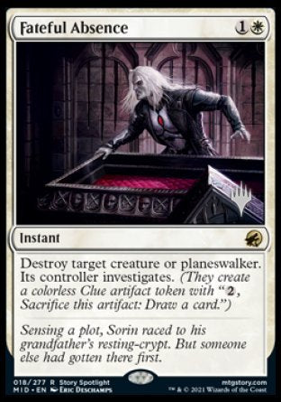 Fateful Absence (Promo Pack) [Innistrad: Midnight Hunt Promos] | Empire Gaming NC