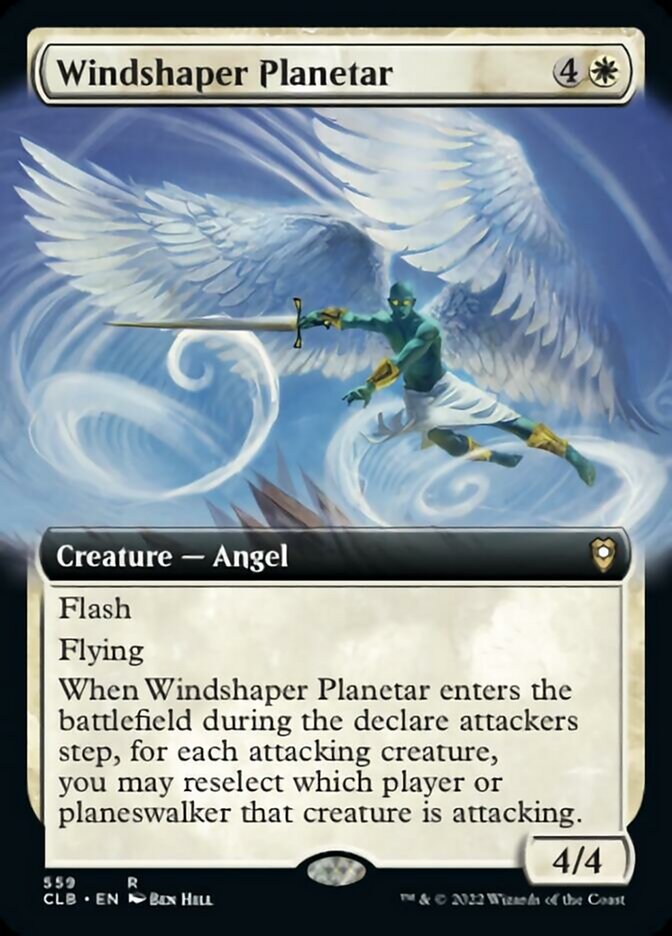 Windshaper Planetar (Extended Art) [Commander Legends: Battle for Baldur's Gate] | Empire Gaming NC