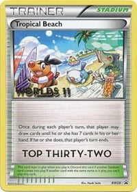 Tropical Beach (Top 32) (BW28) [Black and White Promos] | Empire Gaming NC