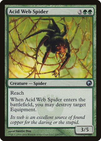 Acid Web Spider [Scars of Mirrodin] | Empire Gaming NC