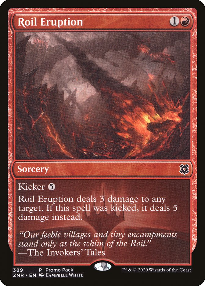 Roil Eruption (Promo Pack) [Zendikar Rising Promos] | Empire Gaming NC