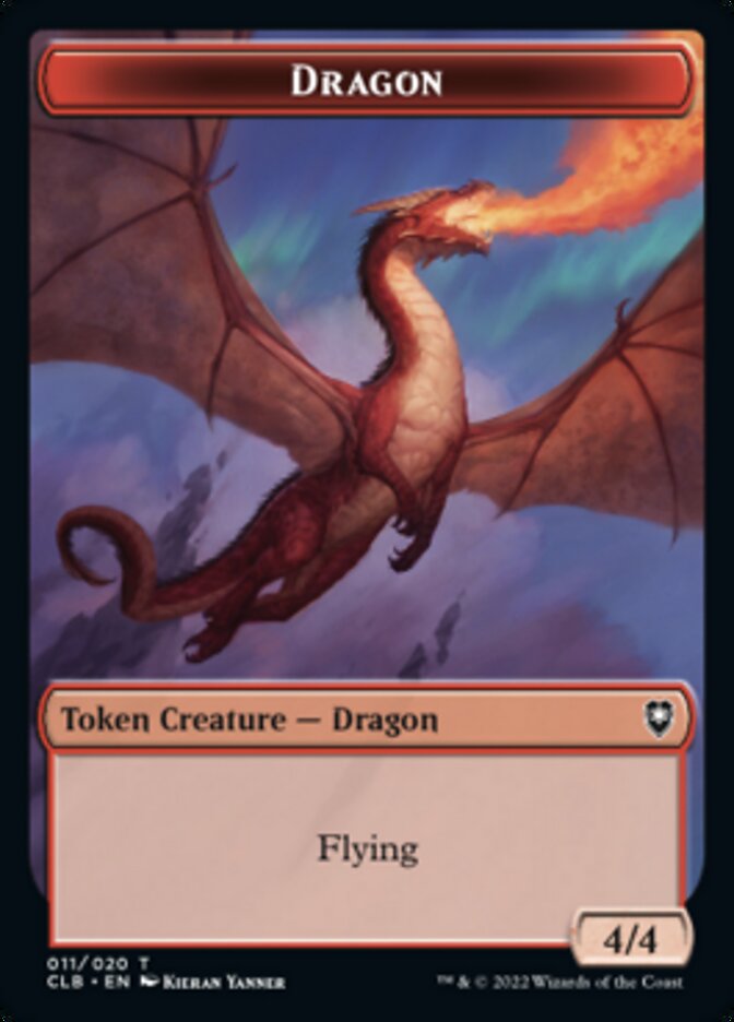 Dragon Token [Commander Legends: Battle for Baldur's Gate Tokens] | Empire Gaming NC