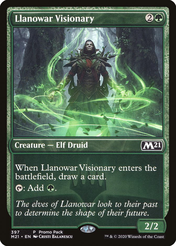 Llanowar Visionary (Promo Pack) [Core Set 2021 Promos] | Empire Gaming NC