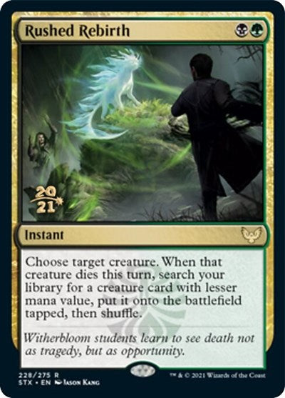 Rushed Rebirth [Strixhaven: School of Mages Prerelease Promos] | Empire Gaming NC