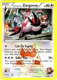 Team Magma's Zangoose (22) [Double Crisis] | Empire Gaming NC