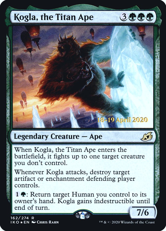 Kogla, the Titan Ape  [Ikoria: Lair of Behemoths Prerelease Promos] | Empire Gaming NC