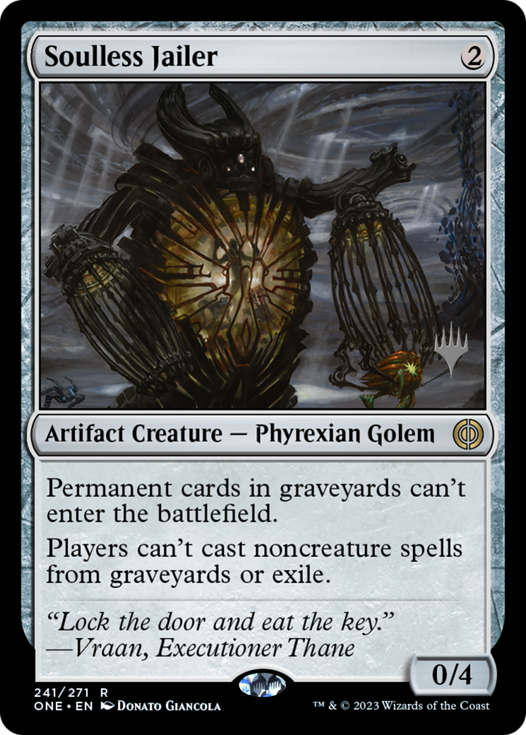 Soulless Jailer (Promo Pack) [Phyrexia: All Will Be One Promos] | Empire Gaming NC