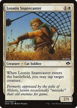 Leonin Snarecaster [Duel Decks: Speed vs. Cunning] | Empire Gaming NC