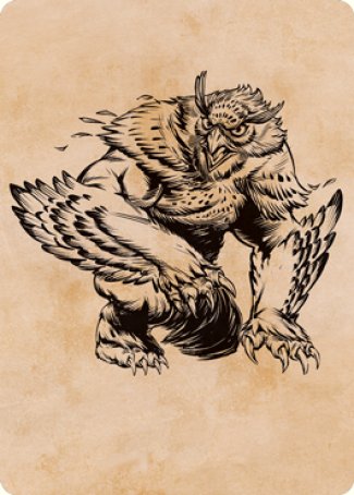 Owlbear (Showcase) Art Card [Dungeons & Dragons: Adventures in the Forgotten Realms Art Series] | Empire Gaming NC