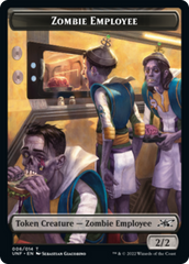 Zombie Employee // Balloon Double-sided Token [Unfinity Tokens] | Empire Gaming NC