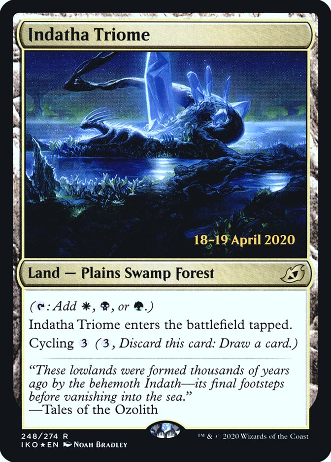 Indatha Triome  [Ikoria: Lair of Behemoths Prerelease Promos] | Empire Gaming NC