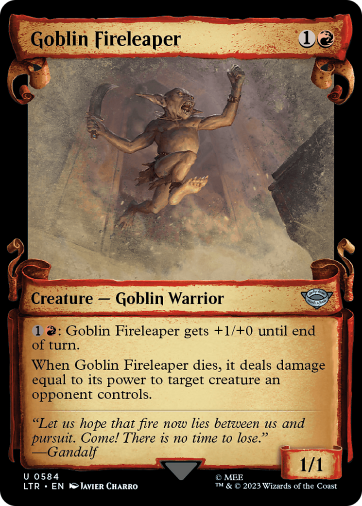 Goblin Fireleaper [The Lord of the Rings: Tales of Middle-Earth Showcase Scrolls] | Empire Gaming NC