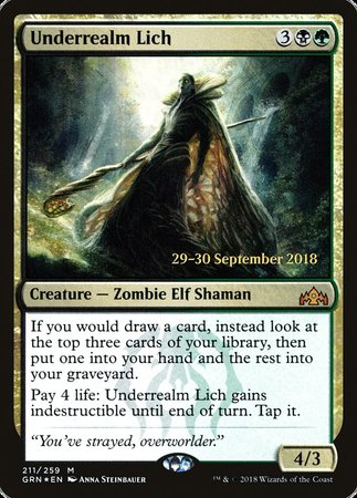 Underrealm Lich [Guilds of Ravnica Promos] | Empire Gaming NC