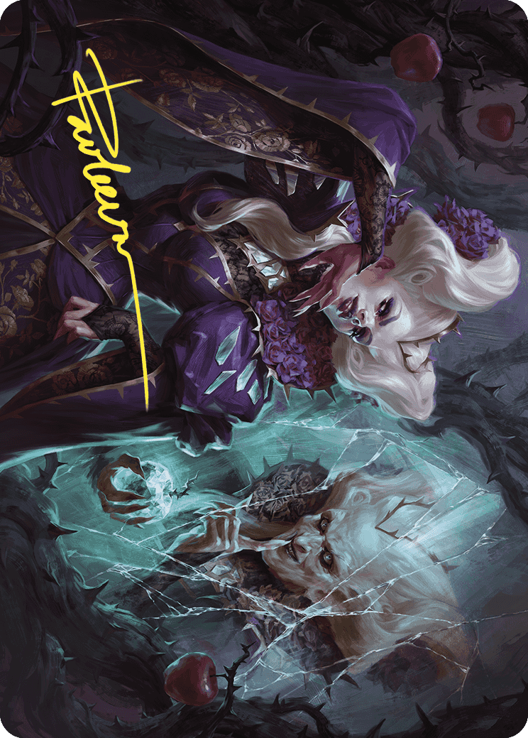 Conceited Witch Art Card (Gold-Stamped Signature) [Wilds of Eldraine Art Series] | Empire Gaming NC