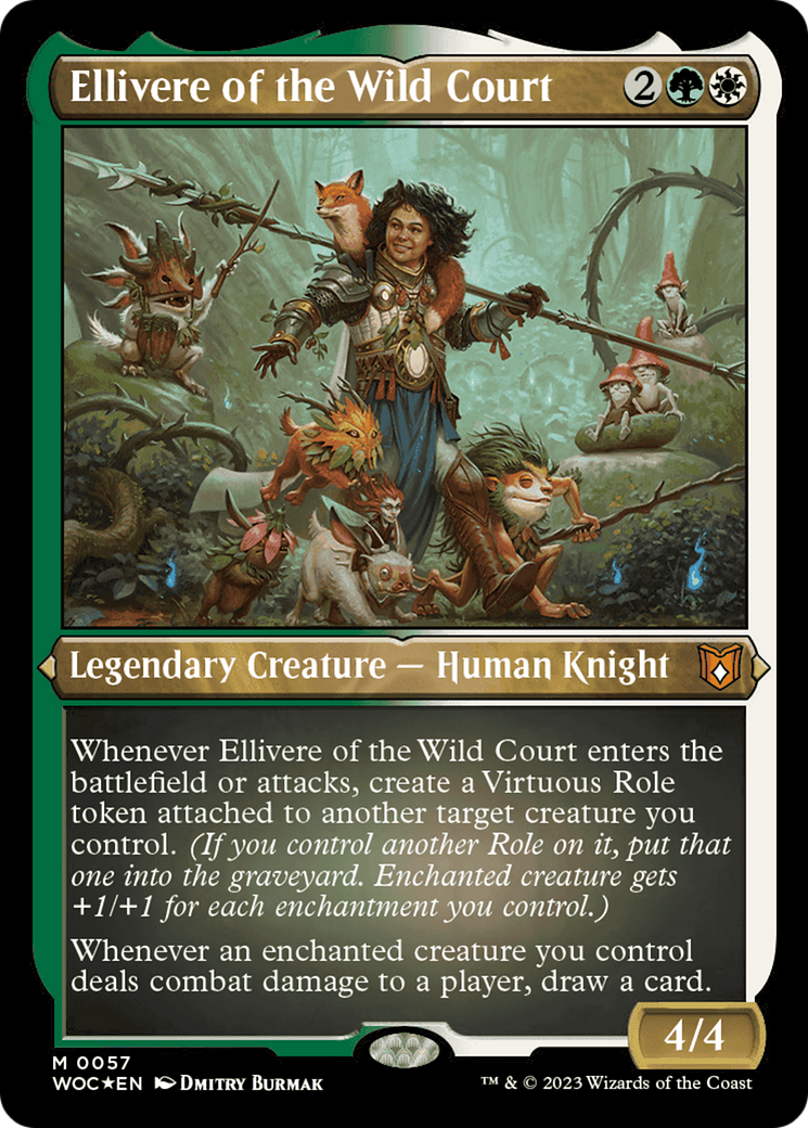 Ellivere of the Wild Court (Display Commander) [Wilds of Eldraine Commander] | Empire Gaming NC