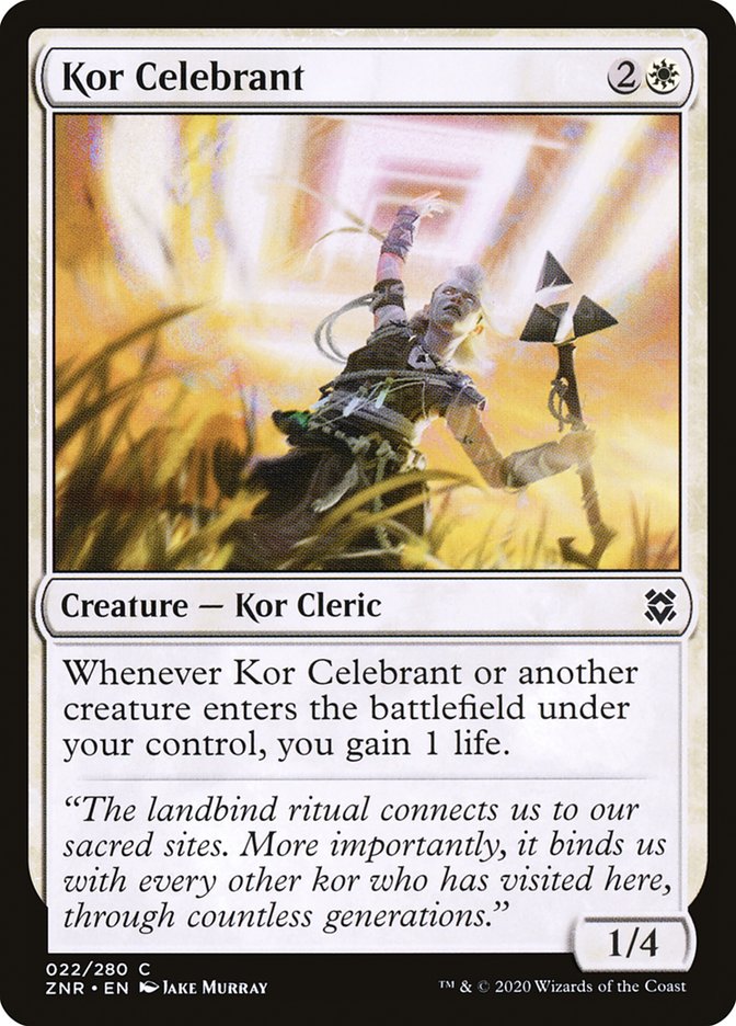 Kor Celebrant [Zendikar Rising] | Empire Gaming NC