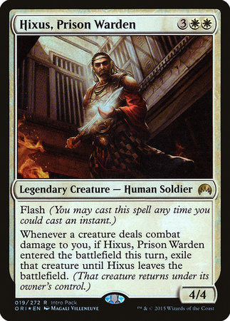 Hixus, Prison Warden [Magic Origins Promos] | Empire Gaming NC