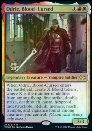 Odric, Blood-Cursed [Innistrad: Crimson Vow Prerelease Promos] | Empire Gaming NC