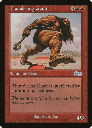Thundering Giant [Urza's Saga] | Empire Gaming NC
