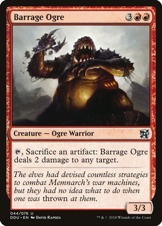 Barrage Ogre [Duel Decks: Elves vs. Inventors] | Empire Gaming NC