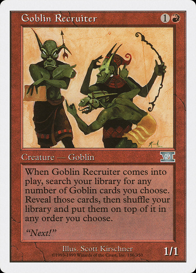 Goblin Recruiter [Classic Sixth Edition] | Empire Gaming NC