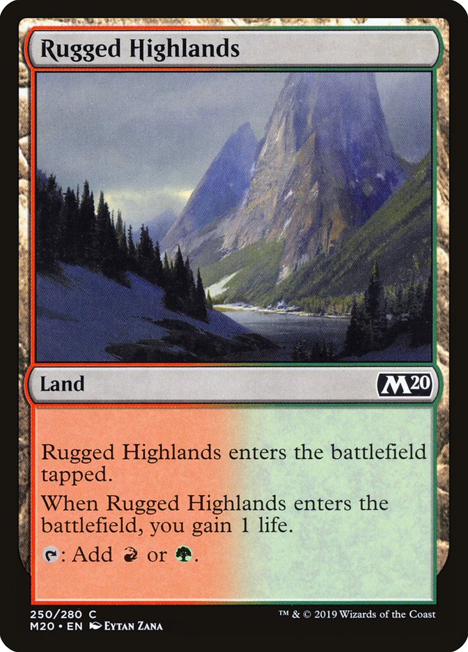 Rugged Highlands [Core Set 2020] | Empire Gaming NC