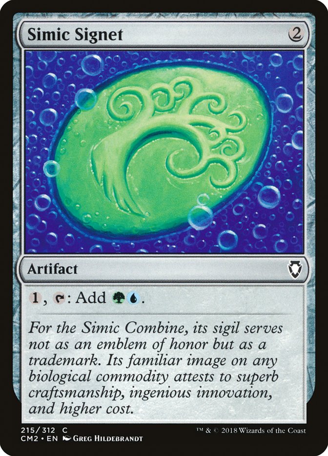 Simic Signet (215/312) [Commander Anthology Volume II] | Empire Gaming NC