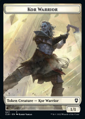 Kor Warrior // Angel Warrior Double-sided Token [Commander Legends: Battle for Baldur's Gate Tokens] | Empire Gaming NC