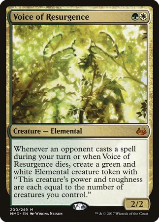Voice of Resurgence [Modern Masters 2017] | Empire Gaming NC